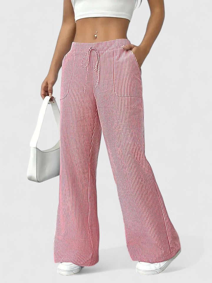 Dominique - Elegant Wide Pants
