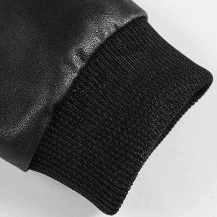 Lorenzo – Leather Jacket with Removable Hood