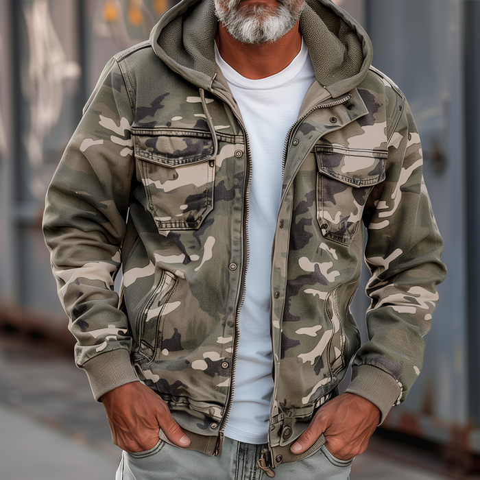 Sami – Jacket with Camouflage Pattern