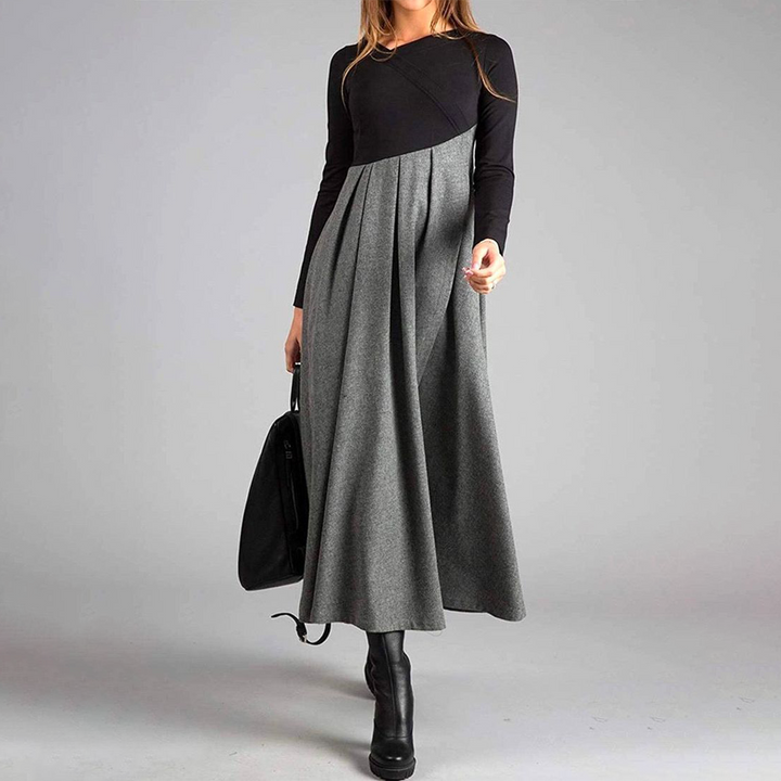 Manon - Elegant Long Dress with Long Sleeves