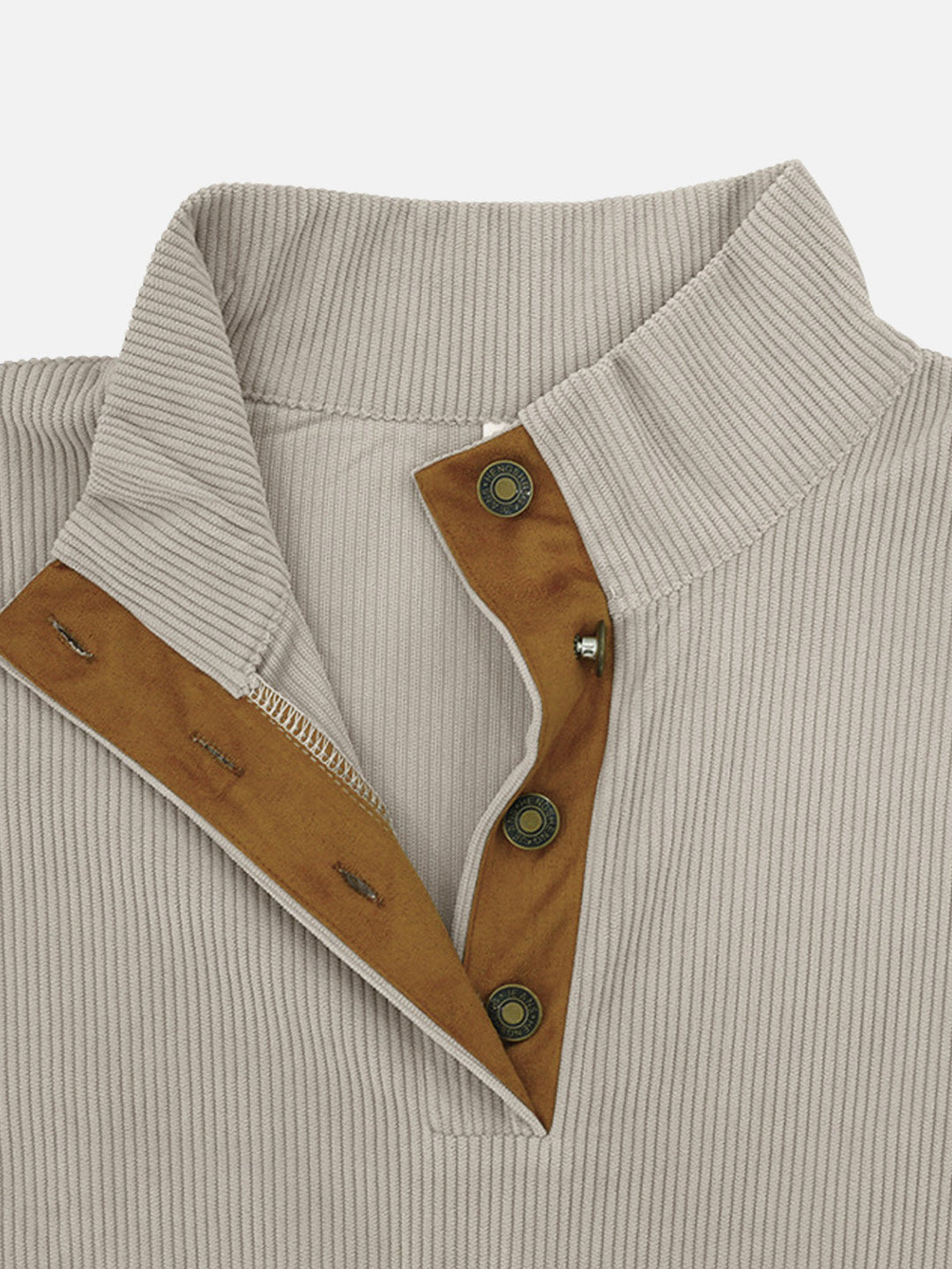 Miles – Colorblock Henley Pullover Sweater