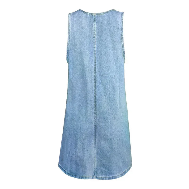 Mandy - Practical and Lightweight Denim Dress