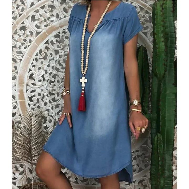 Tyra - Relaxed Denim Summer Dress