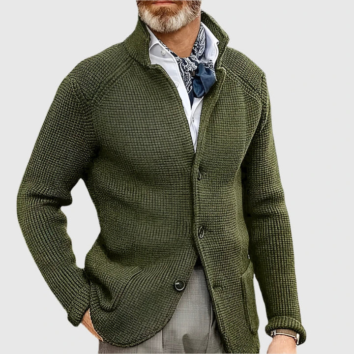 Arnold - Men's Cardigan Military Retro Style