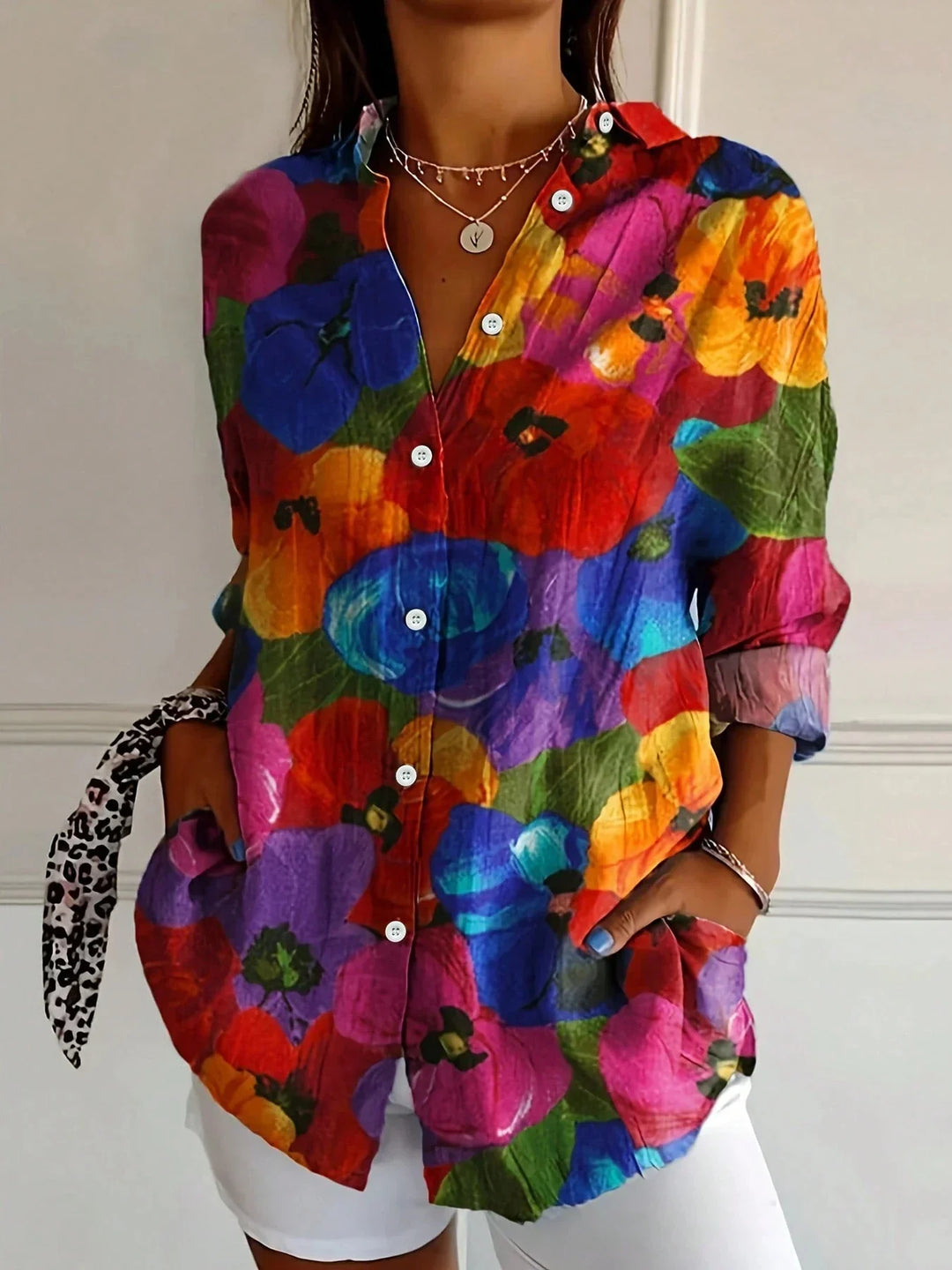 Renee – Playful Print Blouse