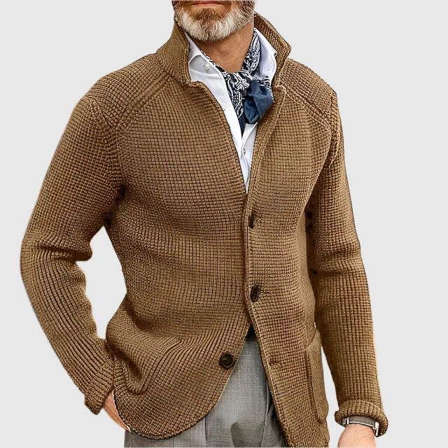 Arnold - Men's Cardigan Military Retro Style