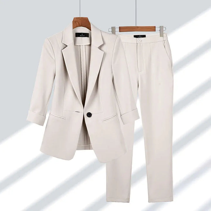 Cherry - Matching Blazer and Trousers Set