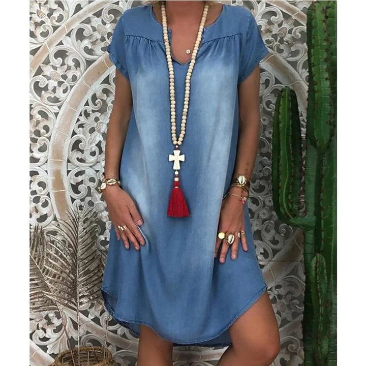 Tyra - Relaxed Denim Summer Dress