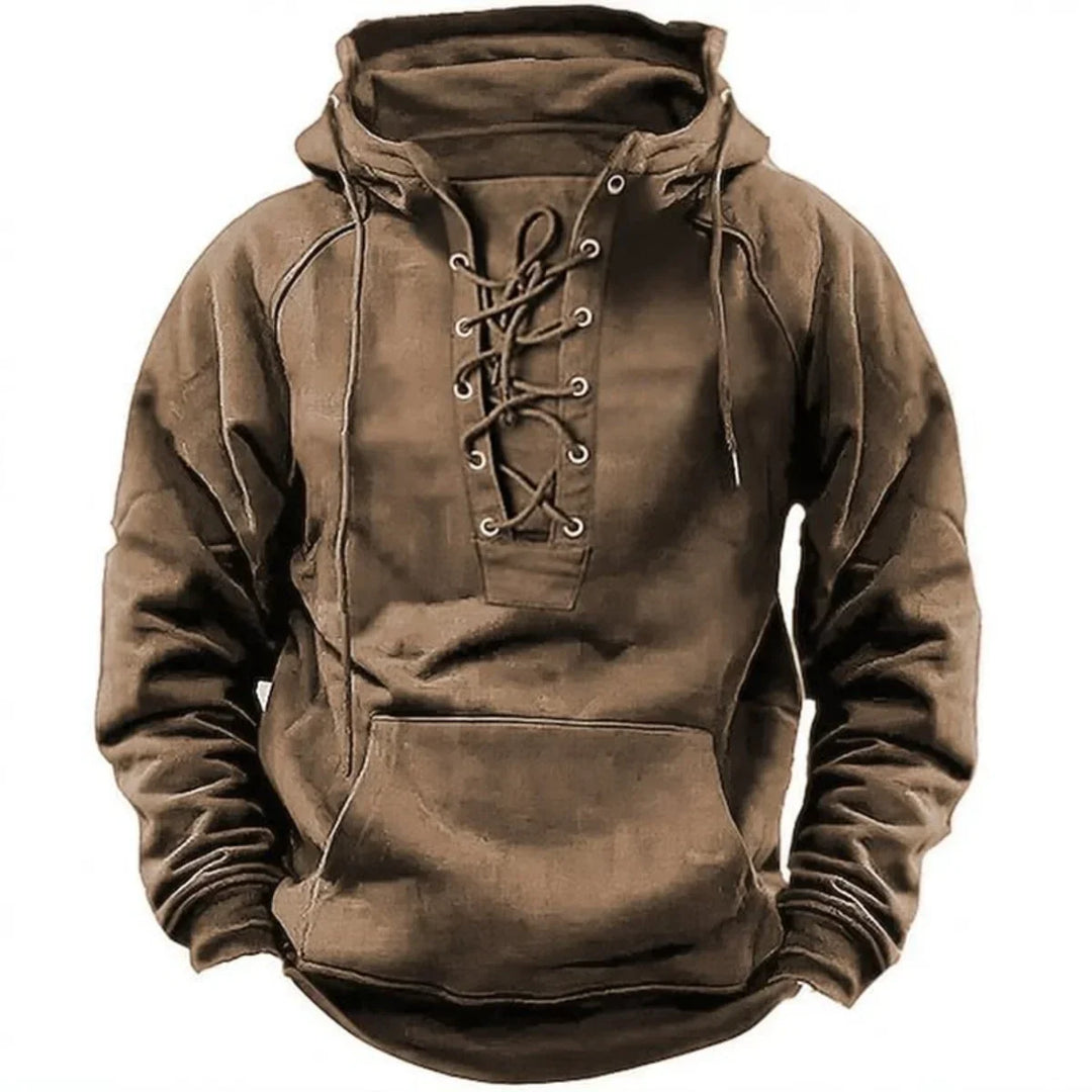 Leon β Retro Outdoor Hoodie with Laces