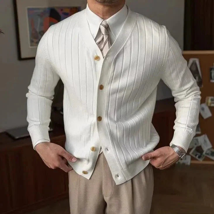 Merrick – Elegant Long-Sleeve Cardigan