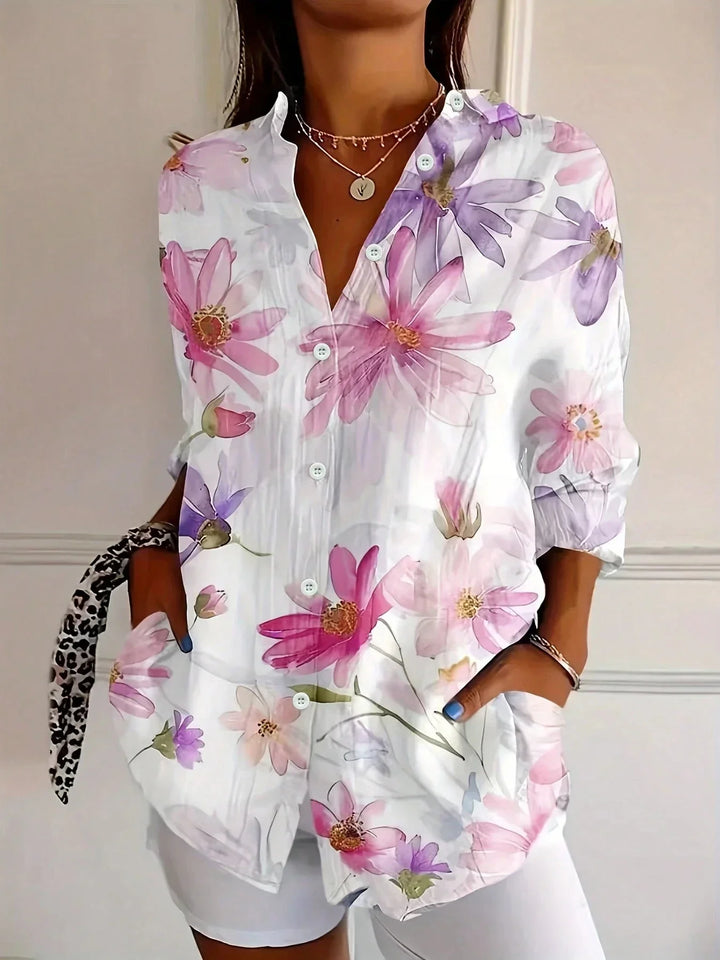 Renee – Playful Print Blouse