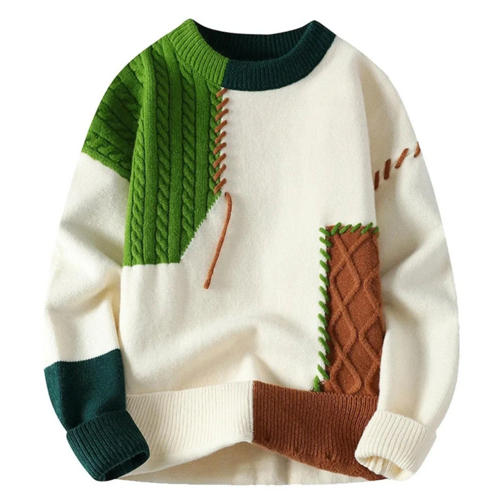 Grant – Aspen Patchwork Sweater