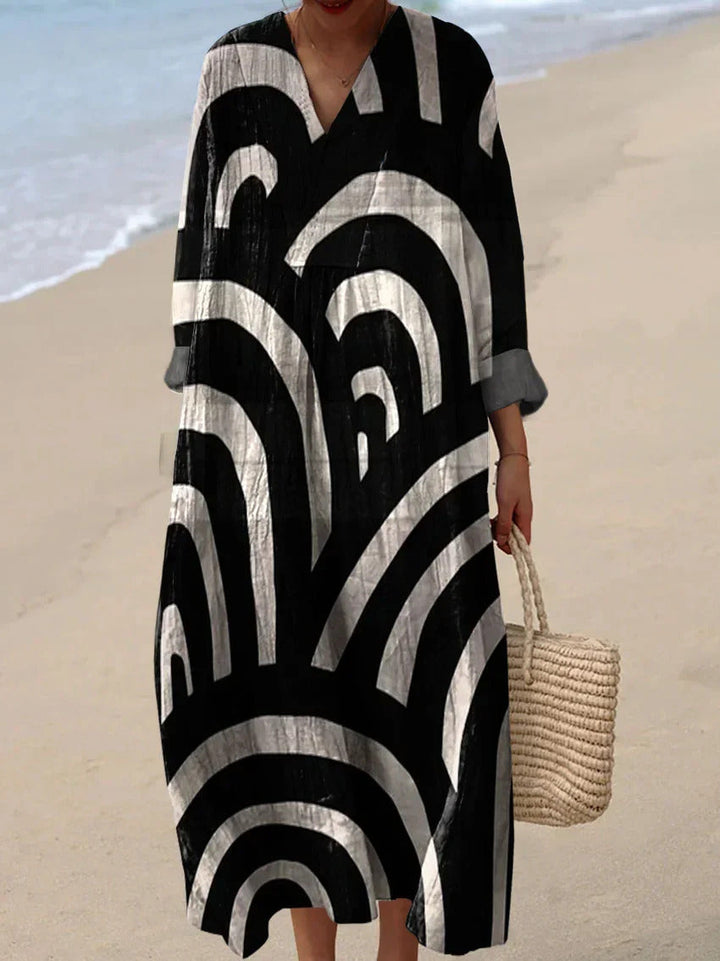 Clarisse – Artful Midi Dress