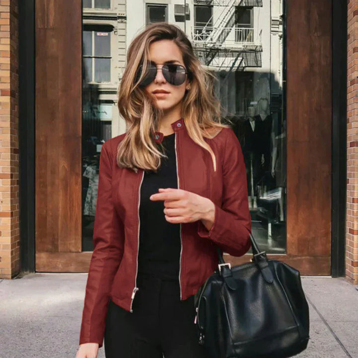 Sofia - Vegan Leather Jacket