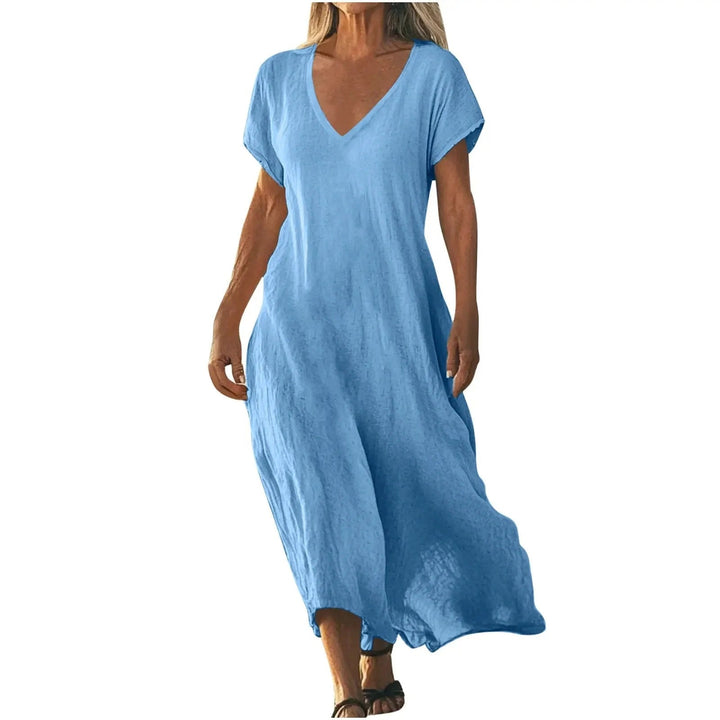 Colette – Relaxed V-Neck Maxi Dress
