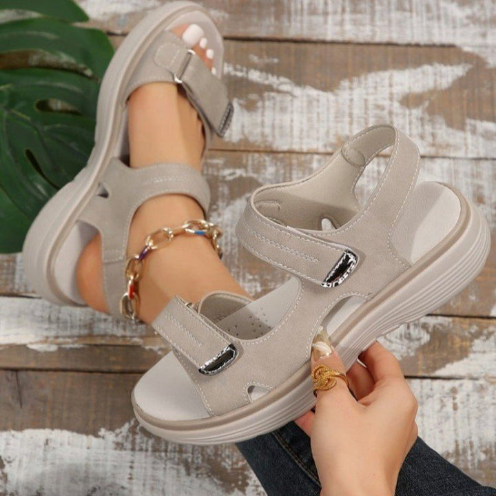 Mabel – Wedge Heel Sandals with Adjustable Straps