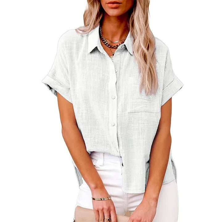 Jacqueline – Classic Button-Up Shirt