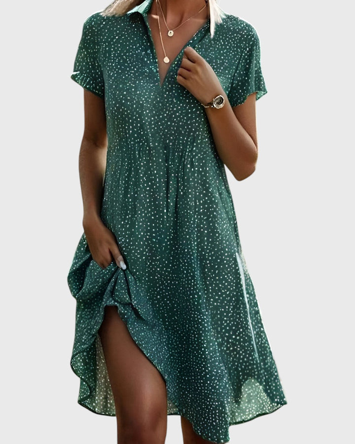 Amber - Elegant Midi Dress