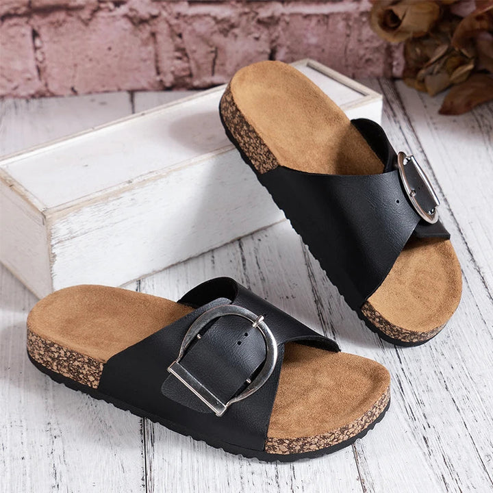 Bellevue – Buckle Mule Slide
