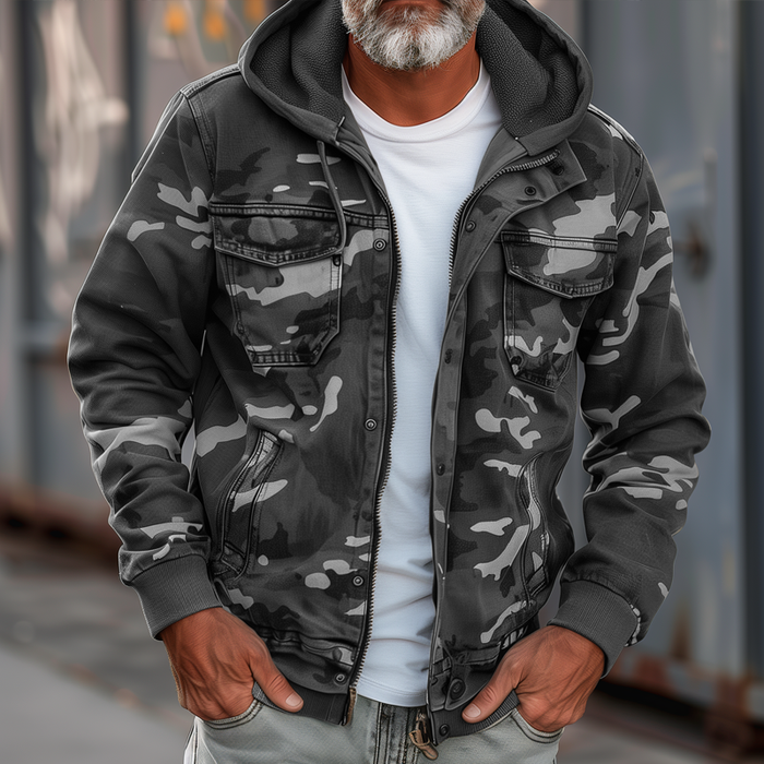 Sami – Jacket with Camouflage Pattern
