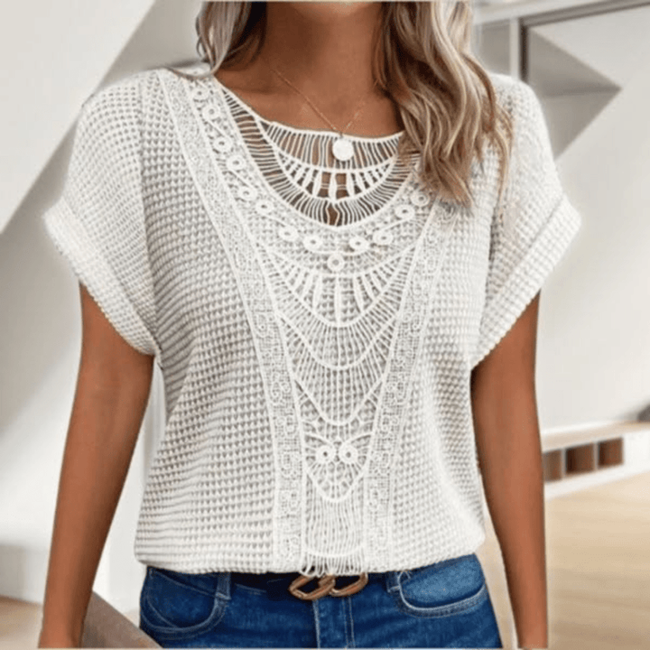 Ninon - Elegant Blouse Inspired by Ibiza