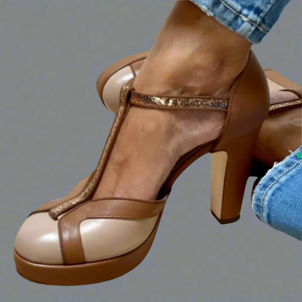Criselmara™ | Elegant and Comfortable Heeled Sandals