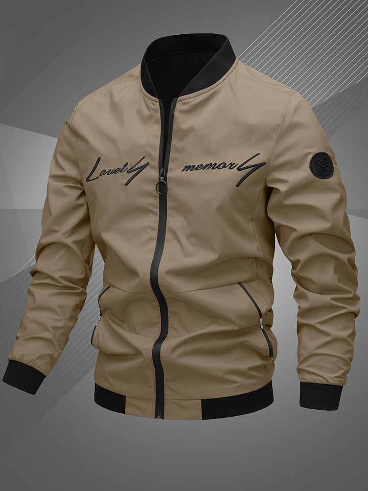 Harm – Casual Bomber Jacket with Long Sleeves
