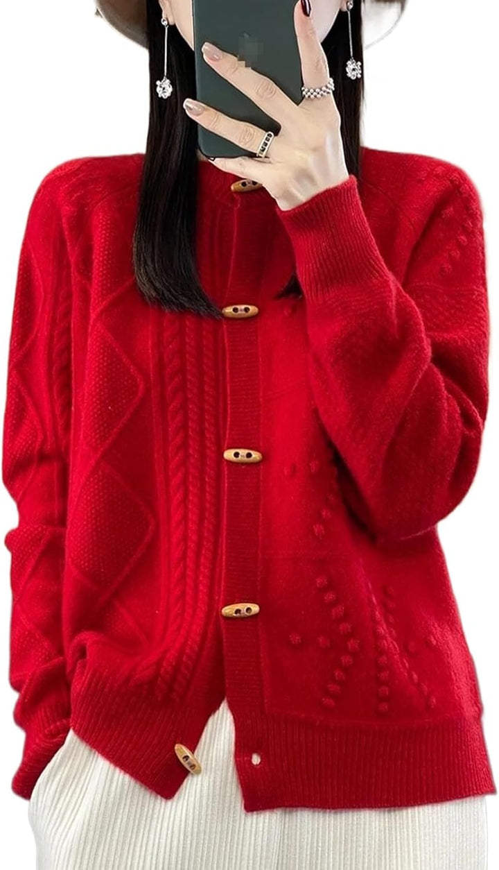 Wendy | Crew Neck Cardigan