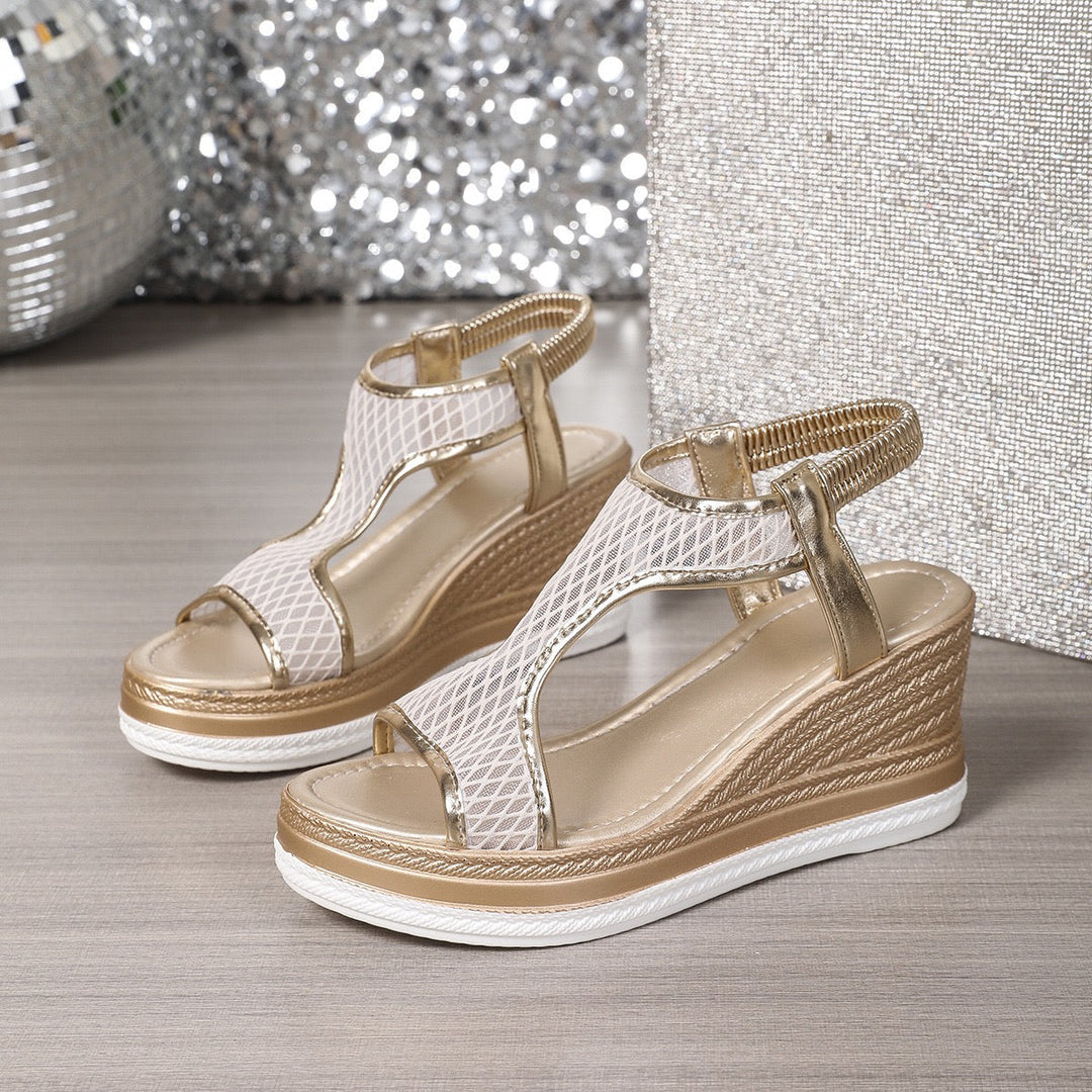 Priscilla – Elegant Wedge Sandals