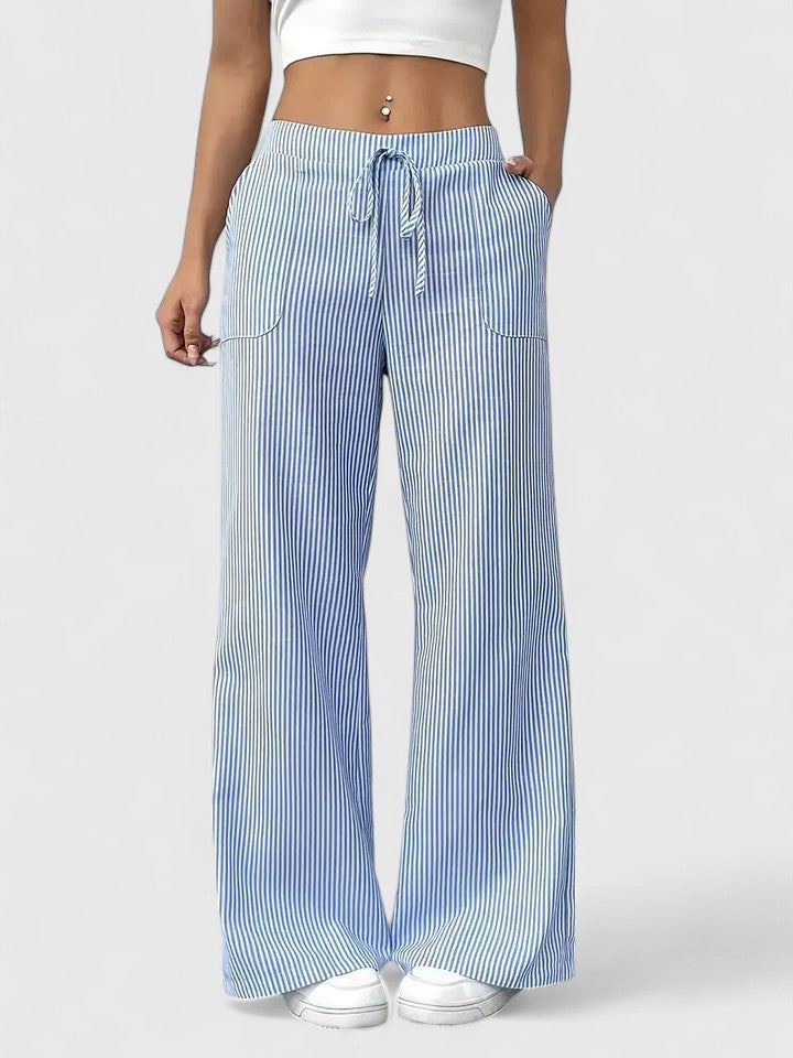 Dominique - Elegant Wide Pants