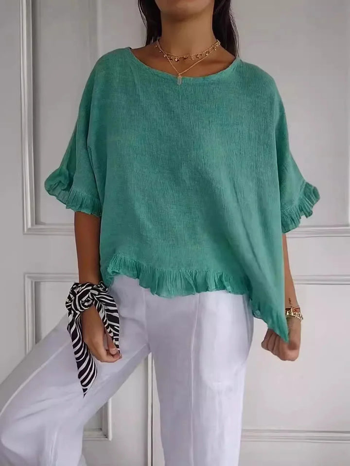 Francesca – Relaxed Button-Up Top