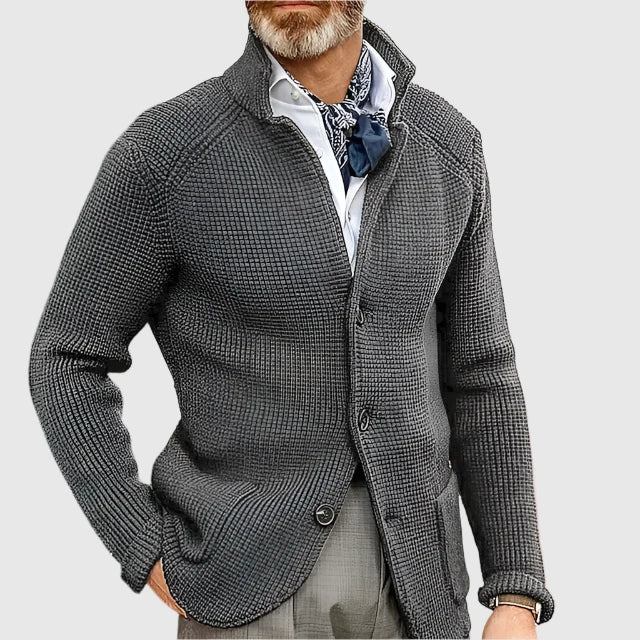 Arnold - Men's Cardigan Military Retro Style