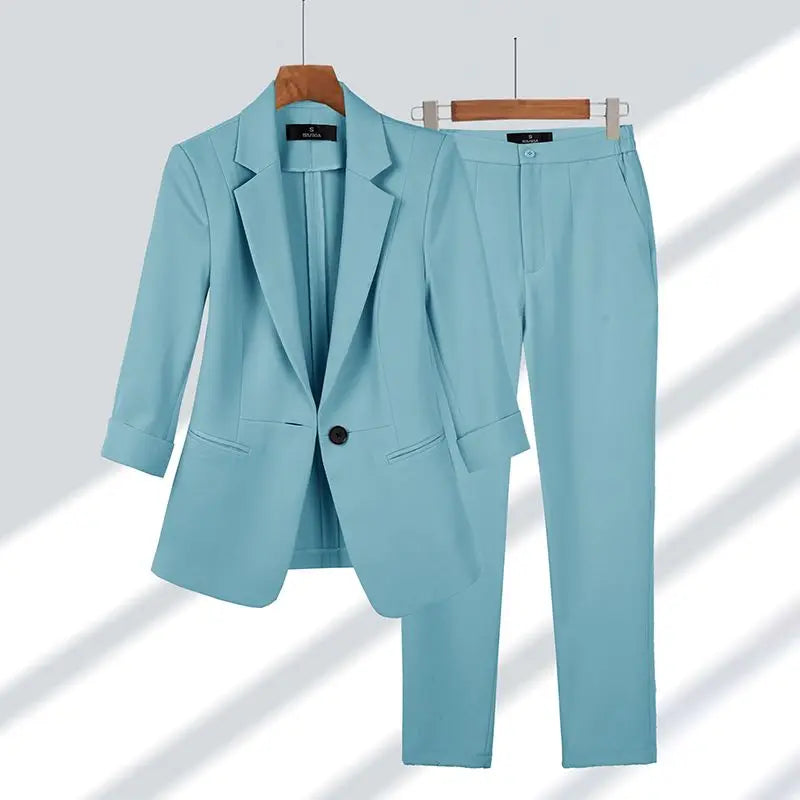 Cherry - Matching Blazer and Trousers Set