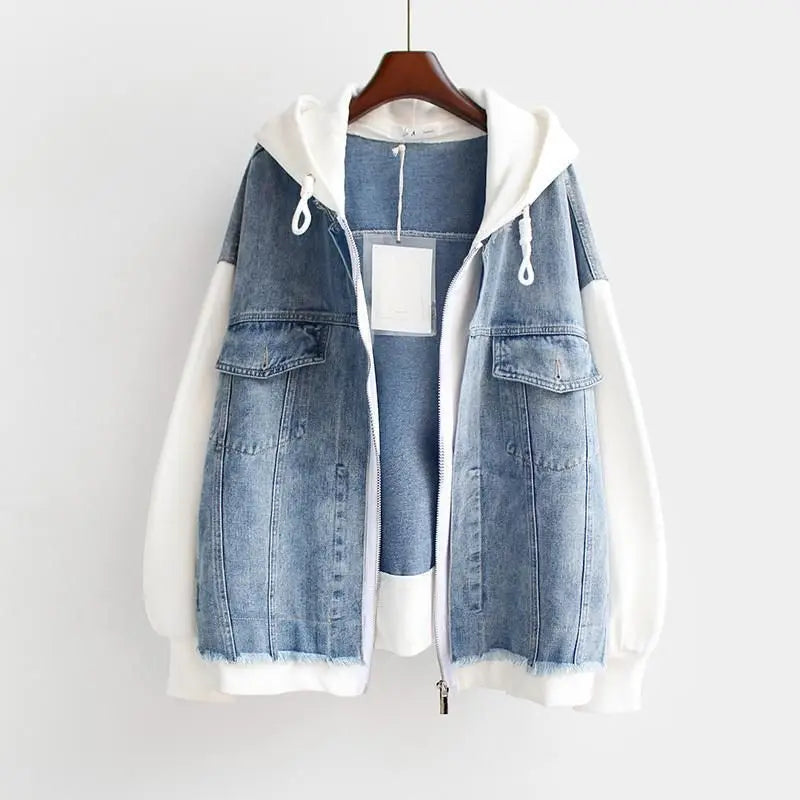 Liv – Denim Hoodie Jacket