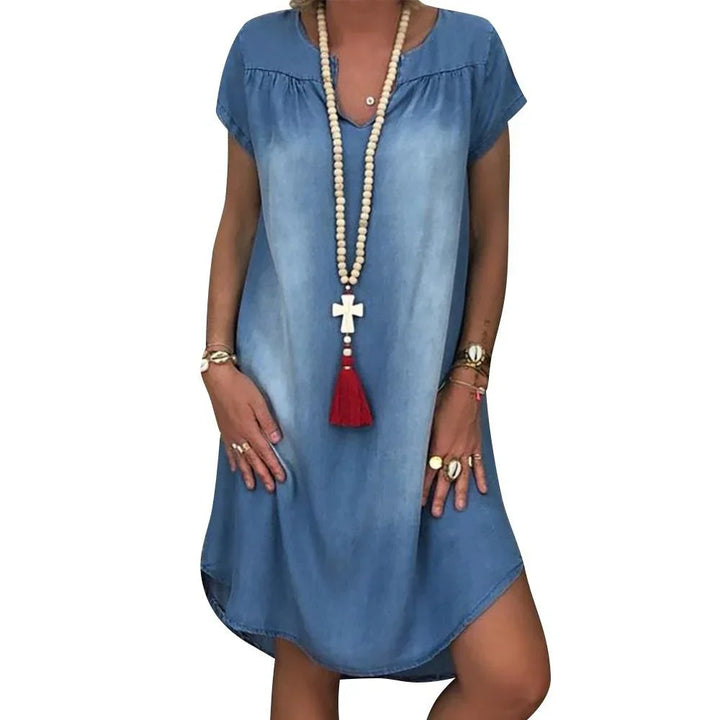 Tyra - Relaxed Denim Summer Dress