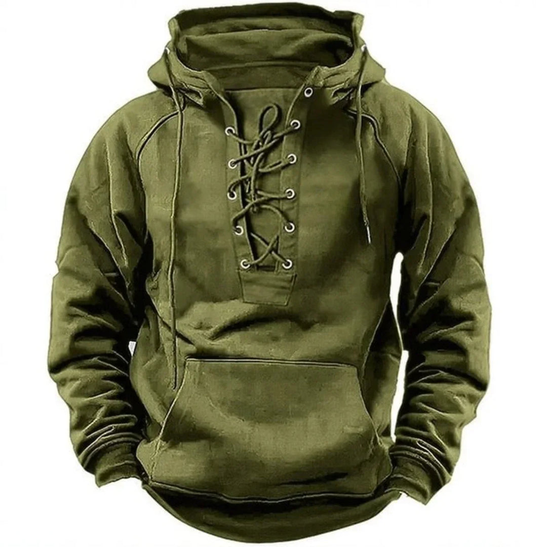 Leon – Retro Outdoor Hoodie with Laces