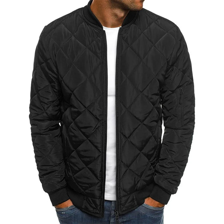 Jacob – Cotton Jacket with Diamond Pattern