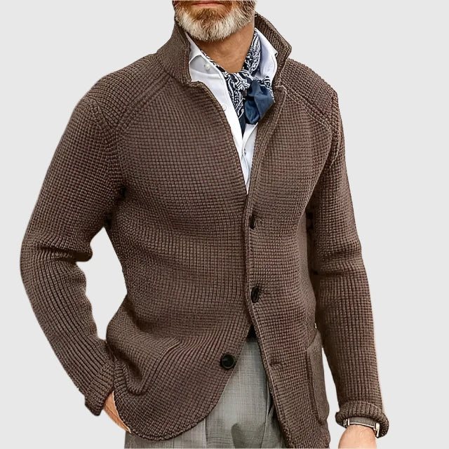 Arnold - Men's Cardigan Military Retro Style