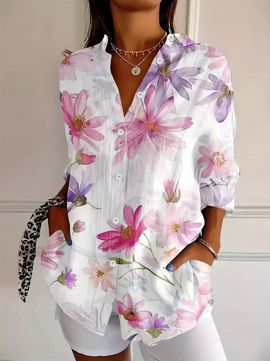 Renee – Playful Print Blouse