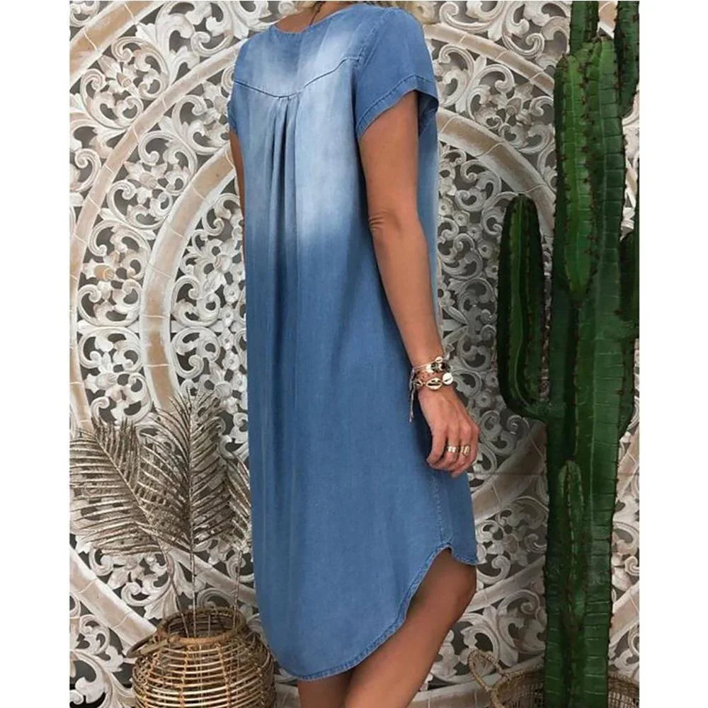 Tyra - Relaxed Denim Summer Dress