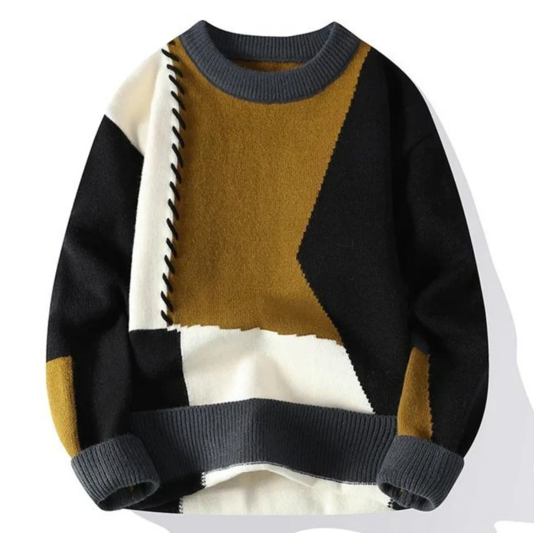 Grant – Aspen Patchwork Sweater