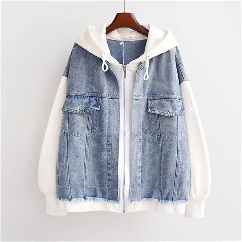 Liv – Denim Hoodie Jacket