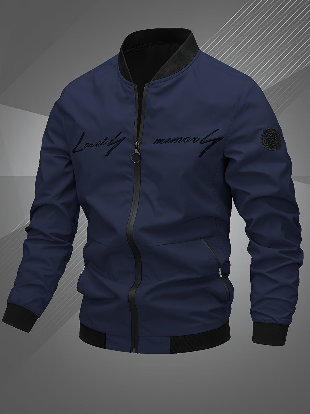 Harm – Casual Bomber Jacket with Long Sleeves
