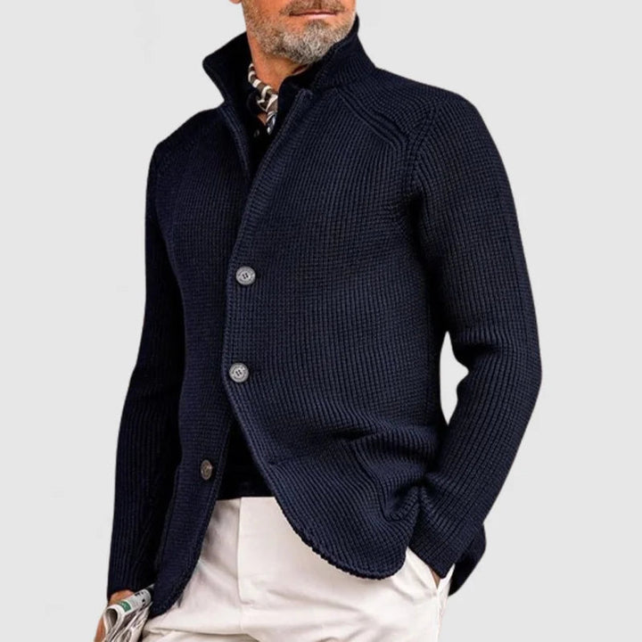 Arnold - Men's Cardigan Military Retro Style