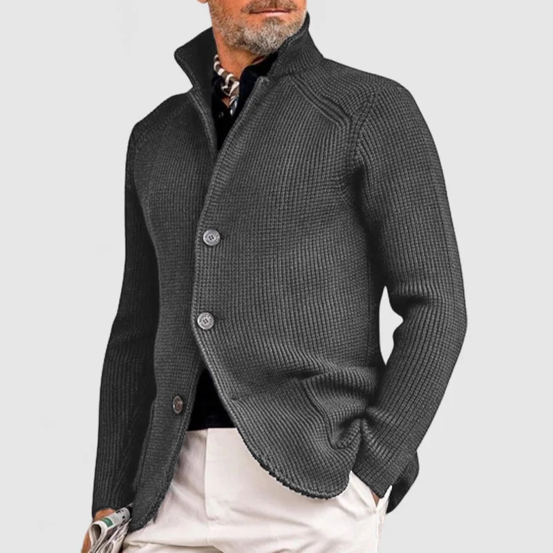 Arnold - Men's Cardigan Military Retro Style