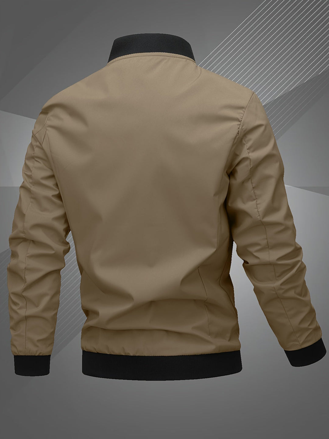 Harm – Casual Bomber Jacket with Long Sleeves