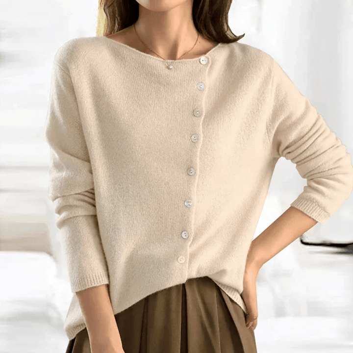 Velice - Elegant Sweater with Buttons