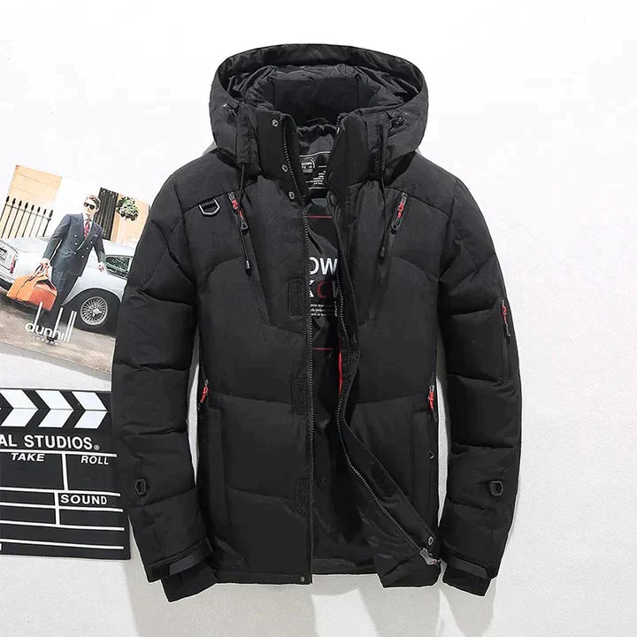 Men's – Warm Jacket with Hood