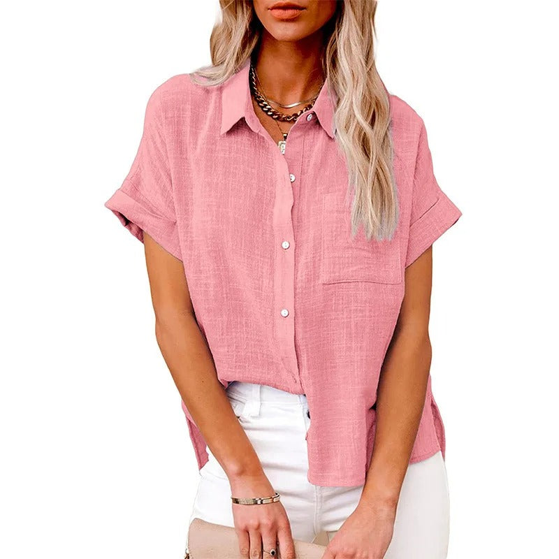 Jacqueline – Classic Button-Up Shirt